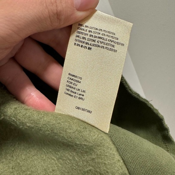 Anthropologie Pilcro Green Open Front Oversized Cardigan Size XXS/XS - Picture 10 of 10